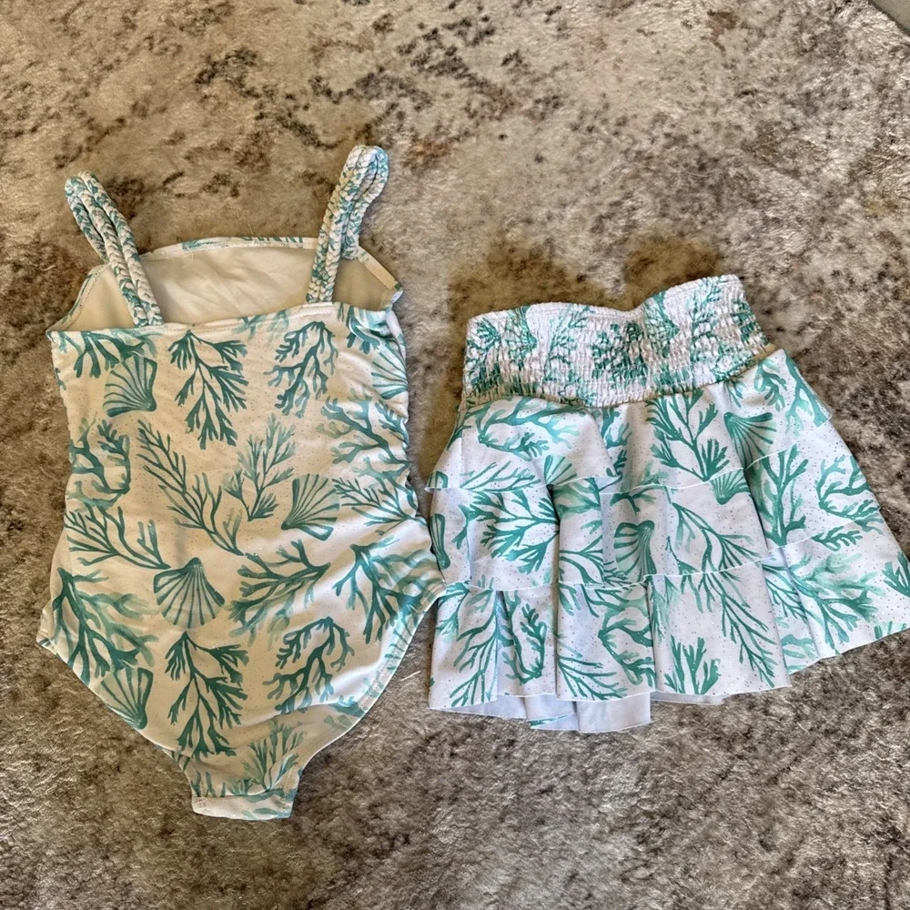 Bmagical By Btween 2 Pc Girls Swimsuit , Size 6X Beach Summer